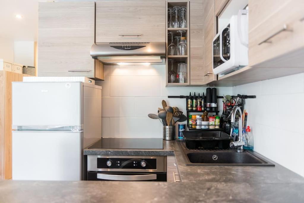 דירות Demi-Quartier Pied-A-Terre Cosy Face Aux Pistes De La Princesse מראה חיצוני תמונה